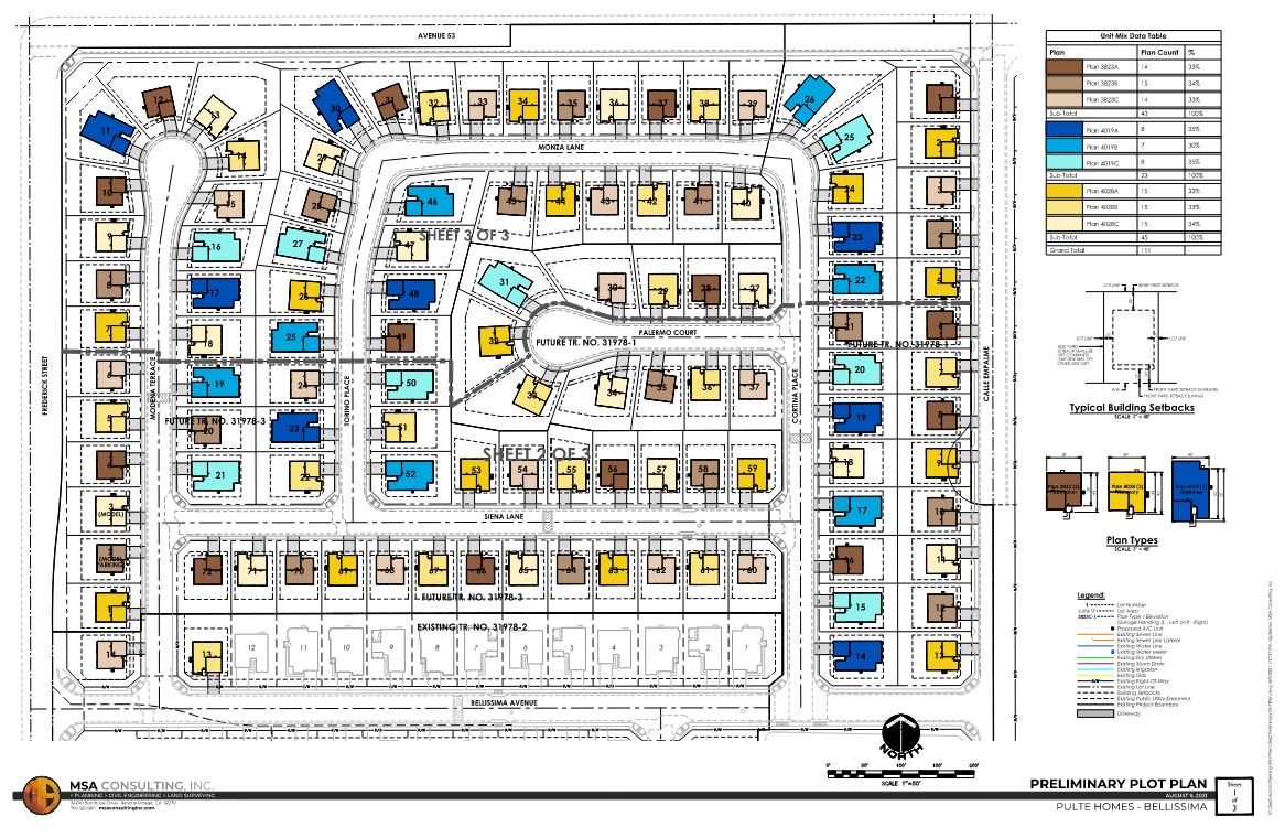 Plot Plan - Bellissima Pulte