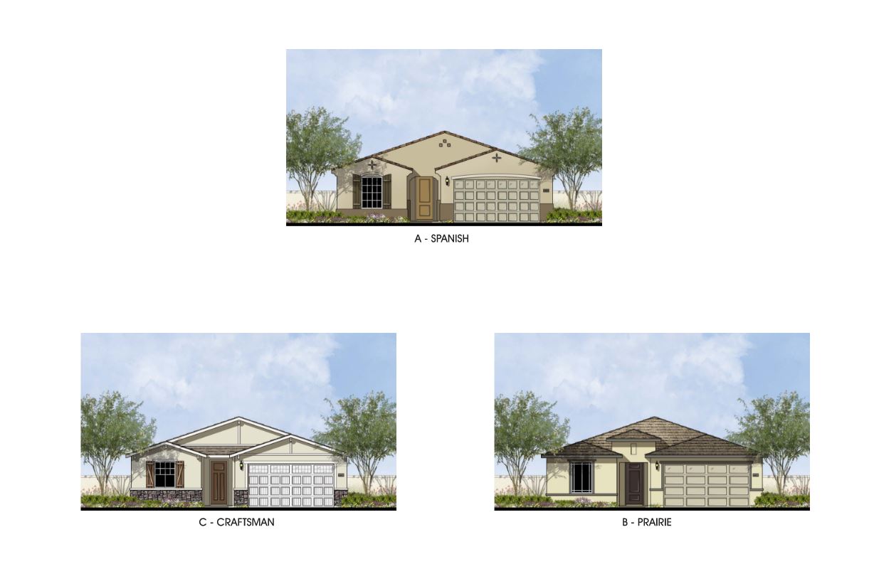 1 Story Elevations Sevilla