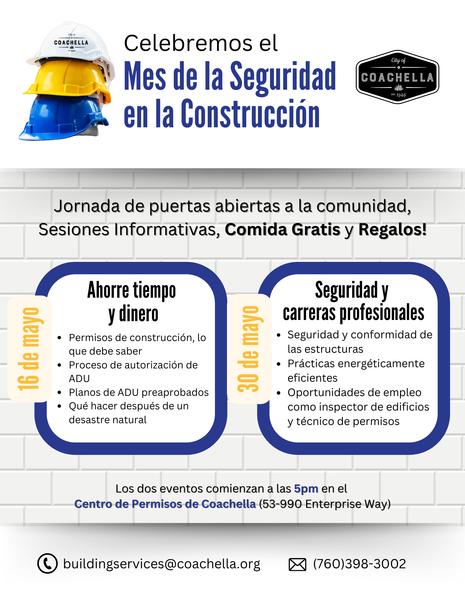 Building Safety Month Flyer - Spanish