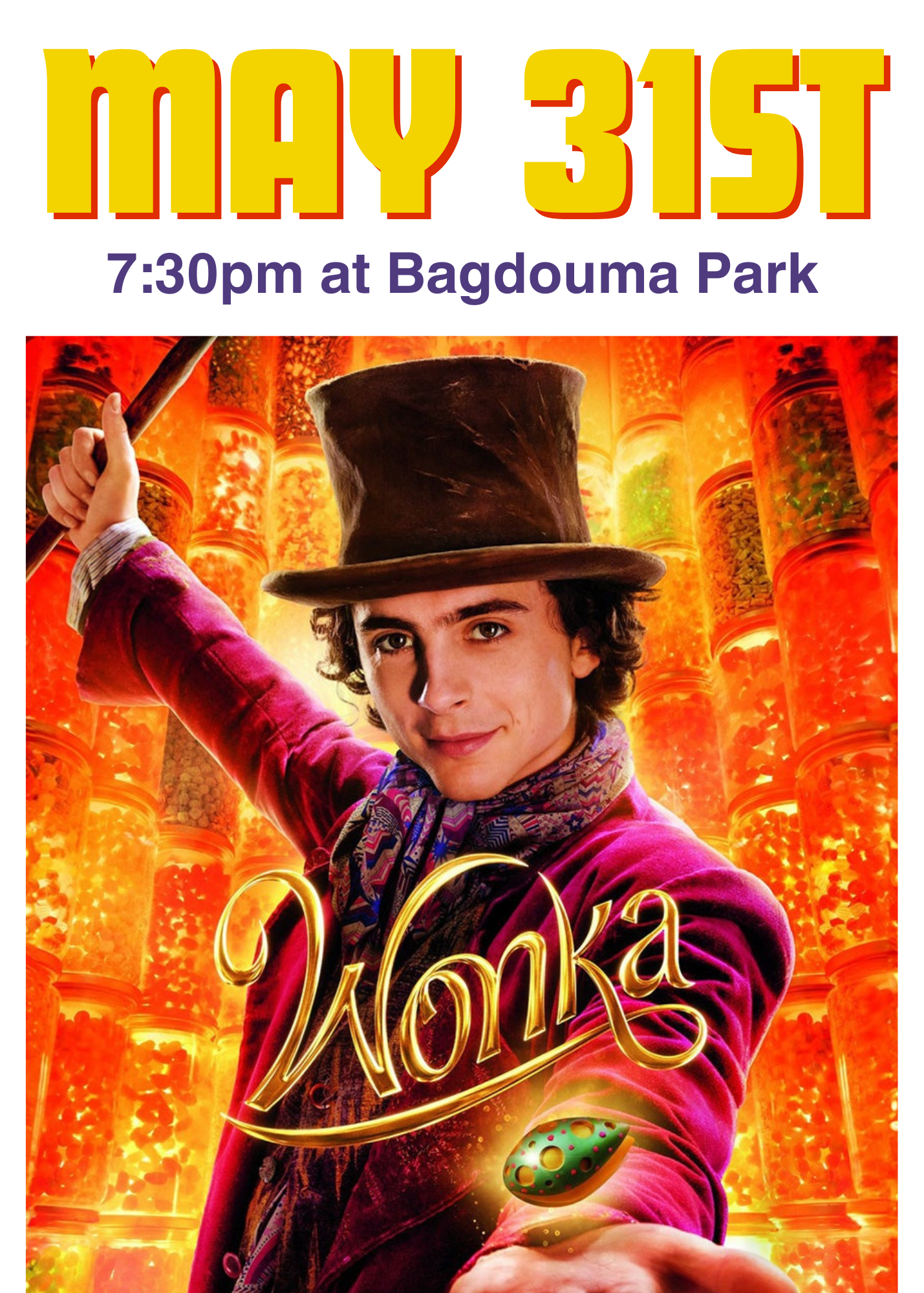 Movies in the Park RESCHEDULED