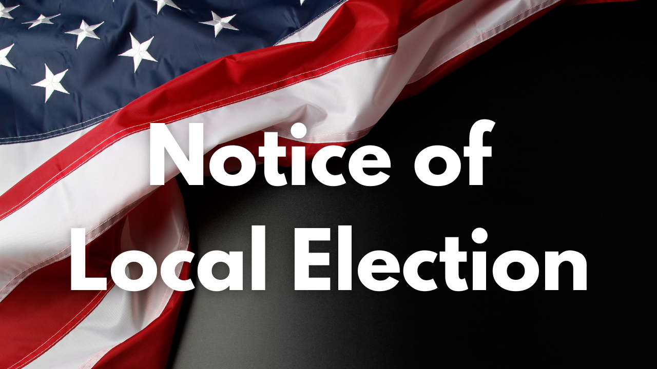 Notice of Local Election Thumbnail